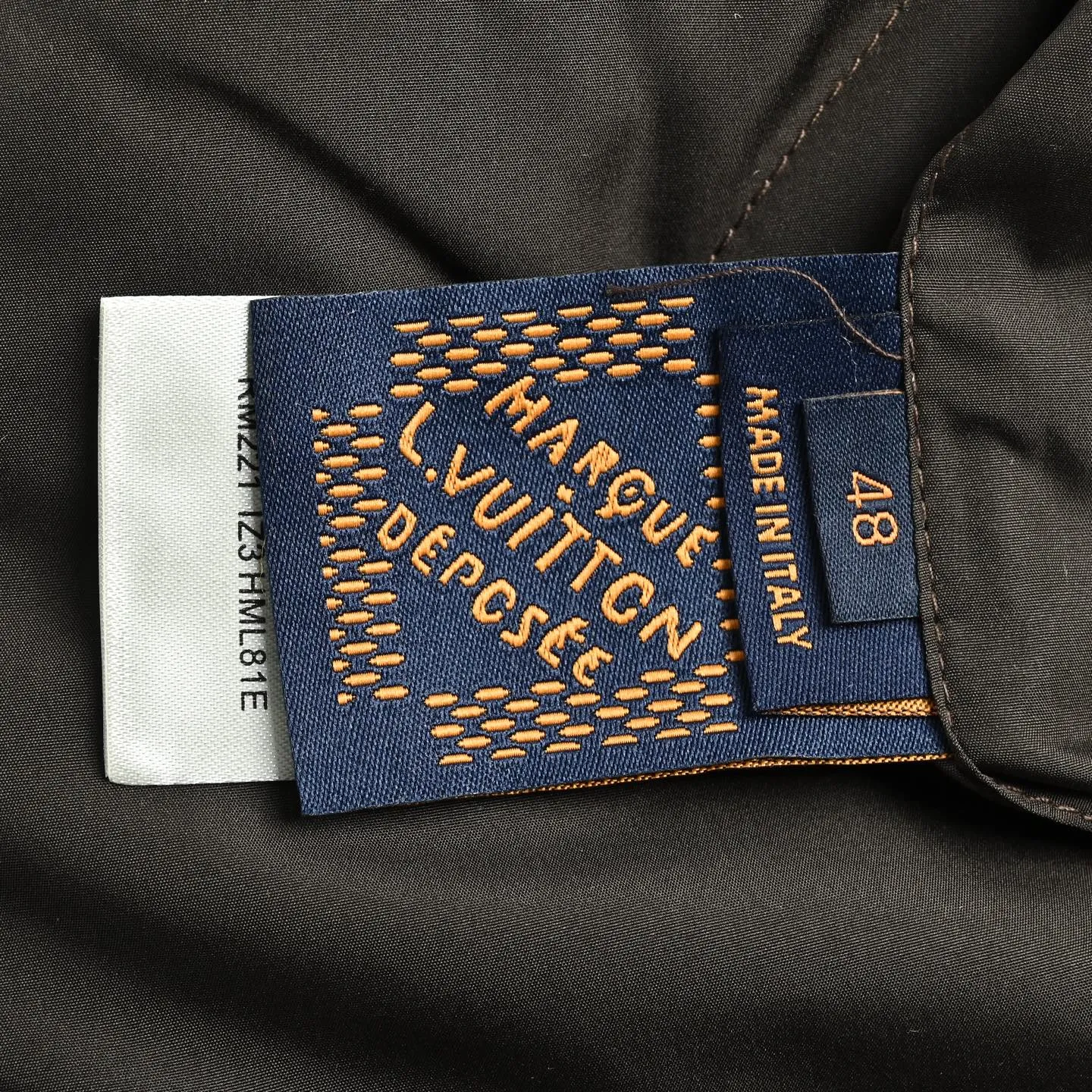 Louis Vuitton/Louis Vuitton old flower embroidered baseball jacket